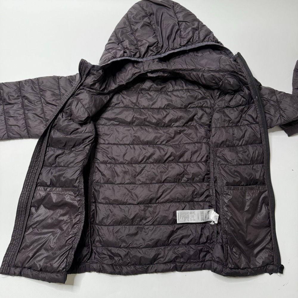 Sybilla Outerwear Womens Jacket Small Black Puffer Pockets Coat Hood Lightweight - Picture 10 of 11